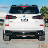 Gloss Black Aero Performance Replacement Exhaust Muffler Tips for BMW X5 G05 X6 G06 X7 G07 M Sport Bumper bar - Mars Performance